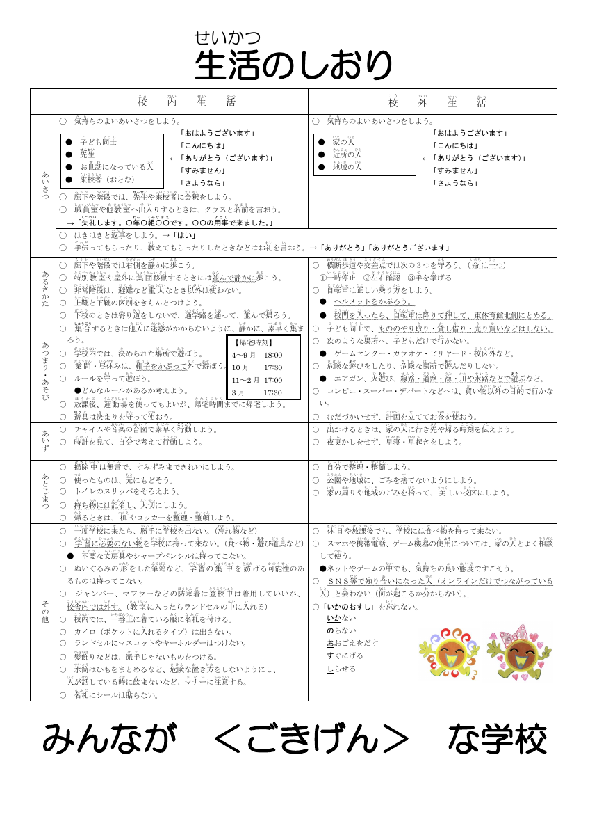 生活のしおりHP.pdfの1ページ目のサムネイル